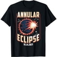 thumbnail image 1 of Annular Eclipse 2023 October 14 USA Total Partial Totality T-Shirt, 1 of 5