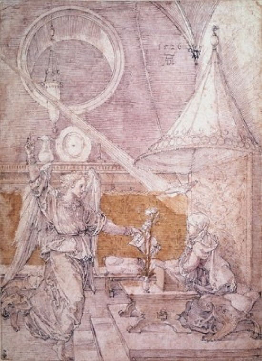Annunciation Albrecht Durer (1471-1528 German) Canvas Art - Albrecht Durer (24 x 36)