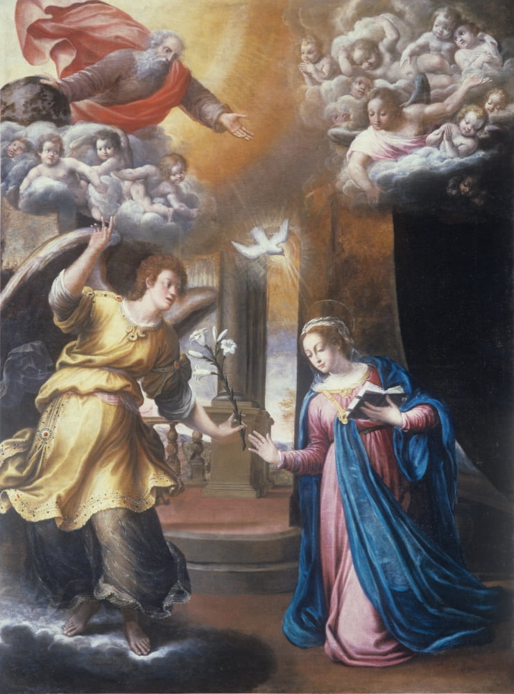 Annunciation Canvas Art - (24 x 36)