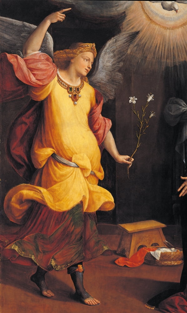 Annunciation Canvas Art -  (24 x 36)