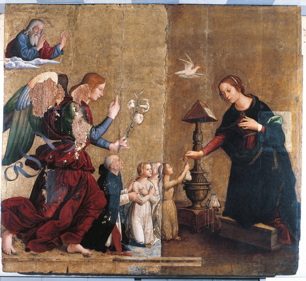 Annunciation Canvas Art -  (36 x 24)