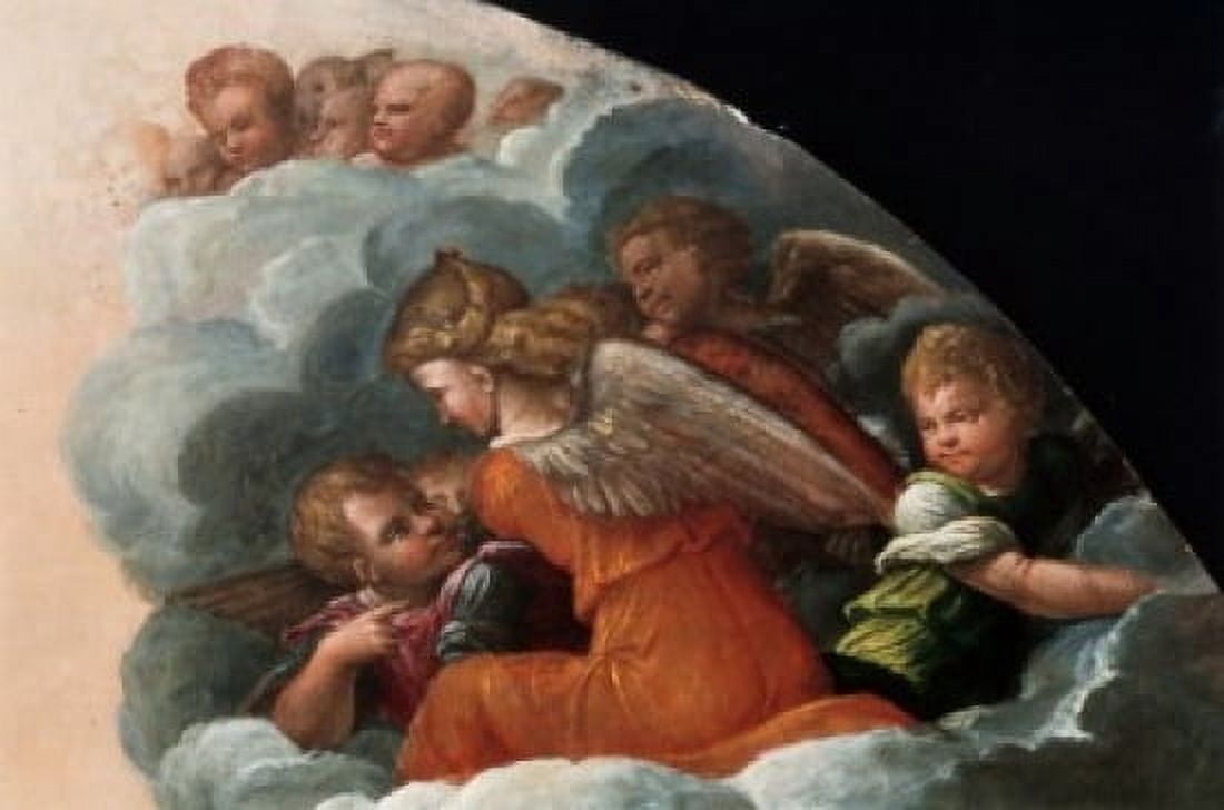 The Annunciation (Detail) 1550 Benvenuto Tisi di Garofalo (1481-1559Italian) Tempera on Wood Panel Pinacoteca di Brera Milan Canvas Art - Benvenuto Tisi di Garofalo (24 x 36)