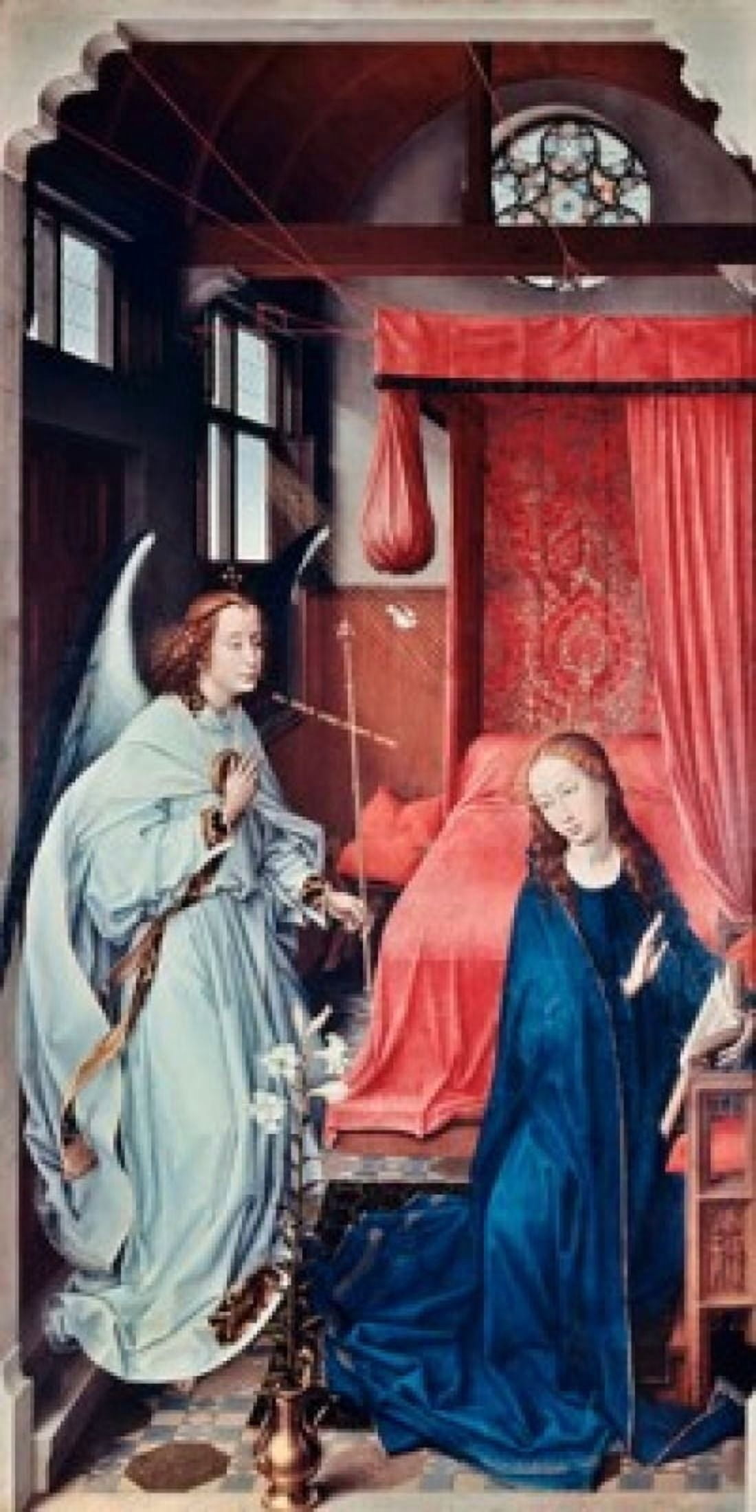 Annunciation The #1 Weyden Rogier van der(ca 1399-1464 Netherlandish) Canvas Art - Rogier van der Weyden (18 x 24)