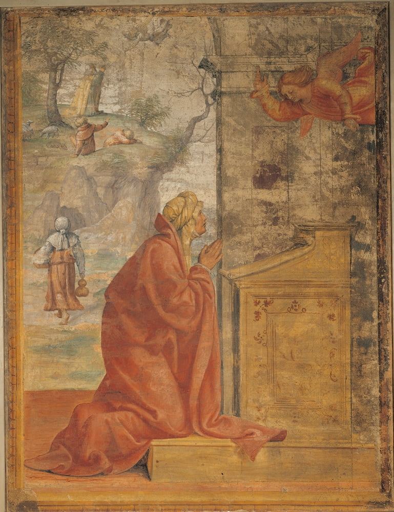 Annunciation To St Anne Canvas Art - (24 x 36)