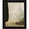 thumbnail image 1 of Annunciation [detail: 4] 20x23 Black Ornate Wood Framed Canvas Art by Da Vinci, Leonardo, 1 of 2