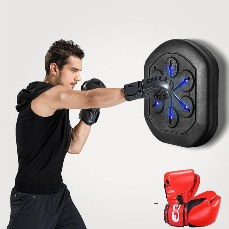 Breadom Music Electronic Boxing Wall Target Boxing Machine, Music Boxing  Machine, Electronic Boxing Music Machine with 6 Lights and Bluetooth  Sensor, Boxing Training Equipment with Boxing Gloves for : :  Sports 
