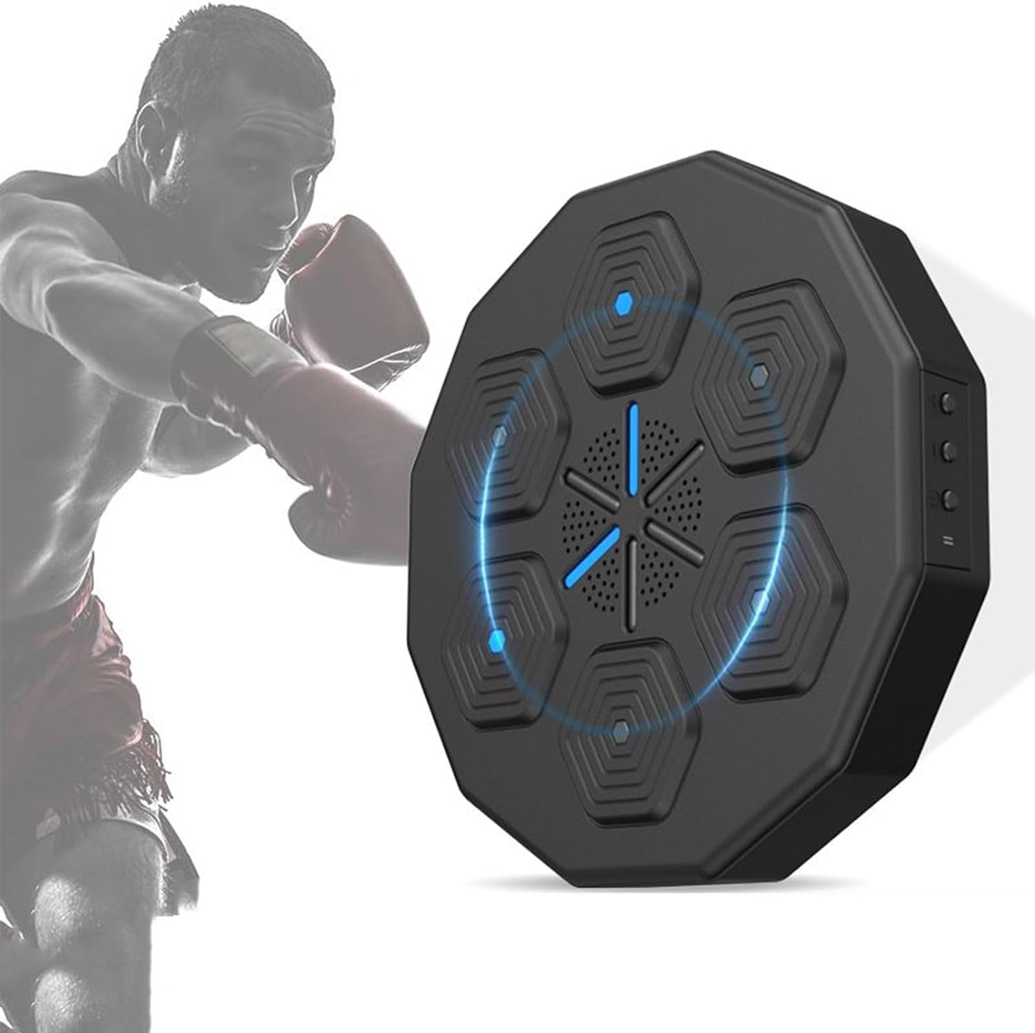 Annuodi Boxing Machine Wall Mounted Punching Machine Fun Punch LED