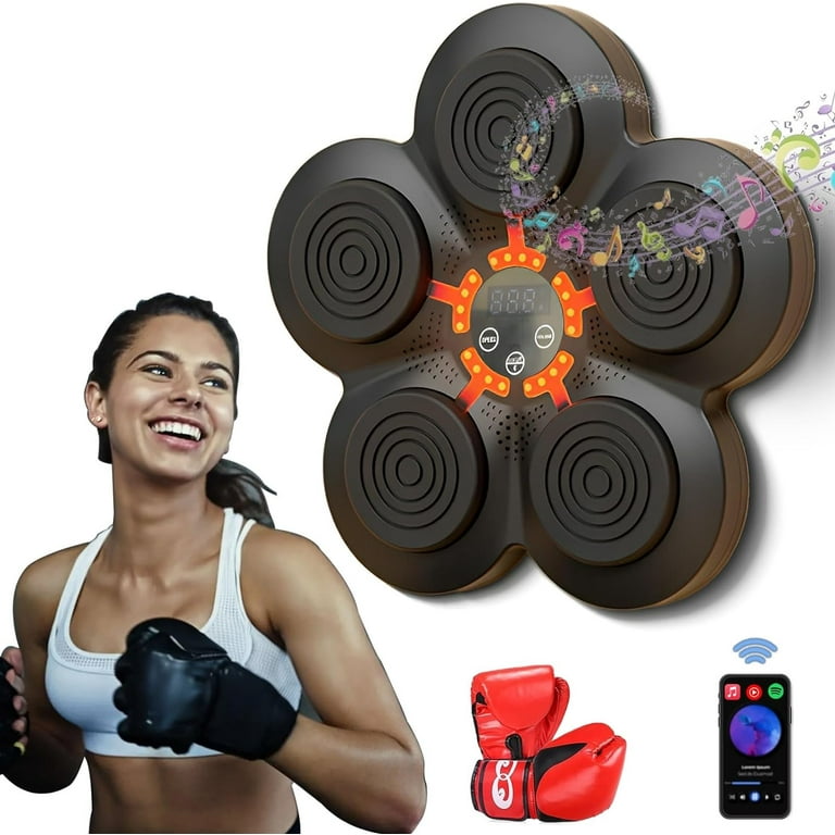 Annuodi Music Boxing Workout Machine, Electronic Boxing Training Punching  Equipment for Speed and Agility Training, Smart Boxing Target Trainer with