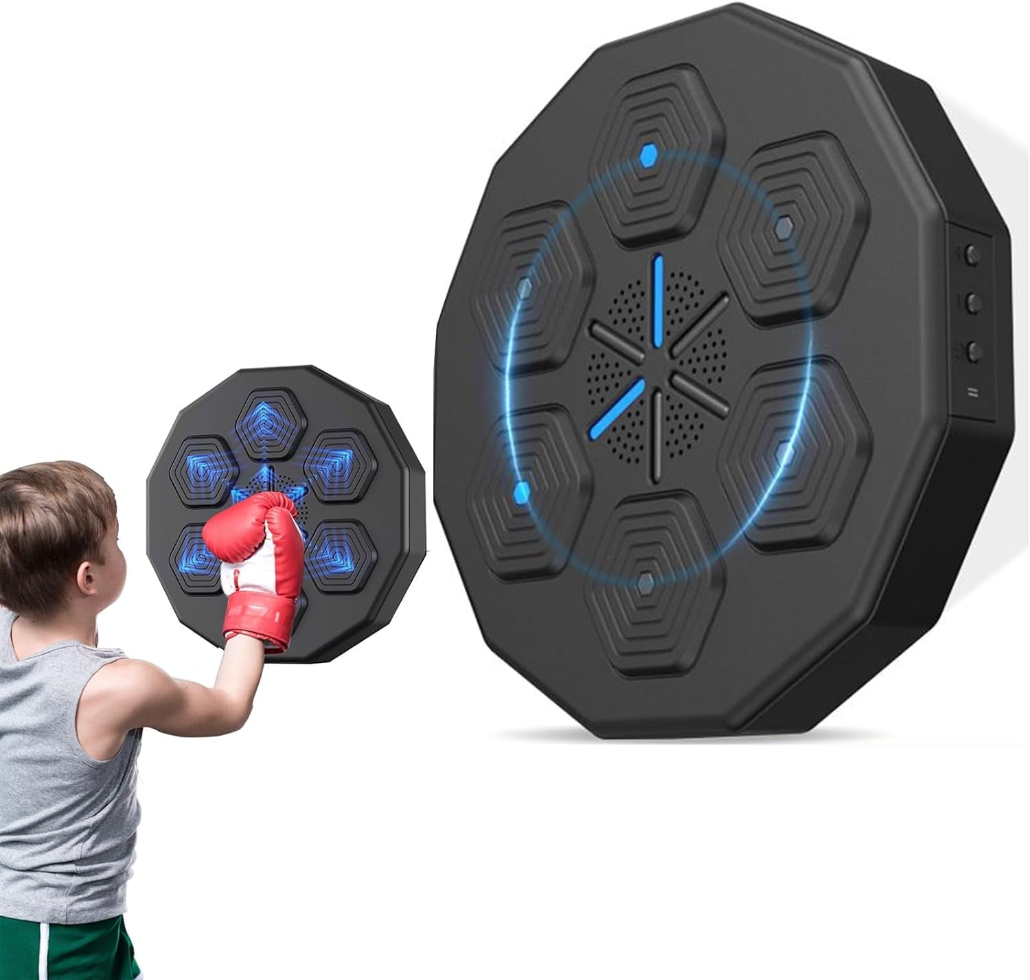 Dosodo One Punch Boxing Machine, Music Boxing Machine For Adult Kids, Smart  Music Boxing Machine Equipment With 6 Lights And Bluetooth Sensor Target  Boxing Reaction Training : : Sports & Outdoors