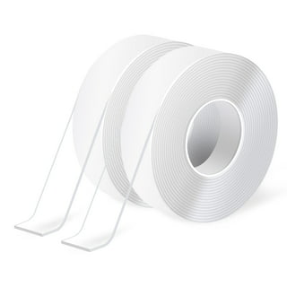 Double Sided Tape, 1 Roll Total 3.28FT Removable Nano Tape, Strong Sticky  Transparent Adhesive Tape, Cuttable Double Stick Tape Heavy Duty for