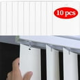 thumbnail image 1 of Annvchi PVC Vertical Blind Replacement Slats Vertical Blind Replacement White 82.5 x 3.5 (10-Pack), 1 of 7