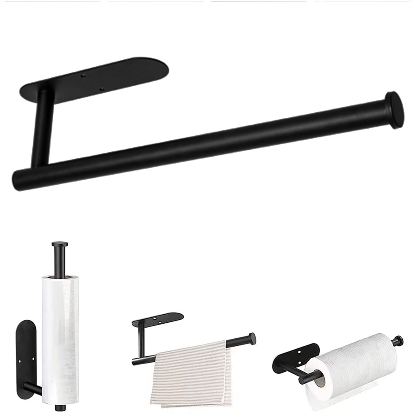 Annvchi Toilet Paper Holder，Paper Towel Holder Under