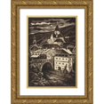 thumbnail image 1 of Anny Dollschein 17x24 Gold Ornate Framed and Double Matted Museum Art Print Titled - City (After 1920), 1 of 4