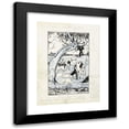 thumbnail image 1 of Anny Leusink 19x24 Black Modern Framed Museum Art Print Titled - Cows Between the Laundry in a Meadow (1925), 1 of 5