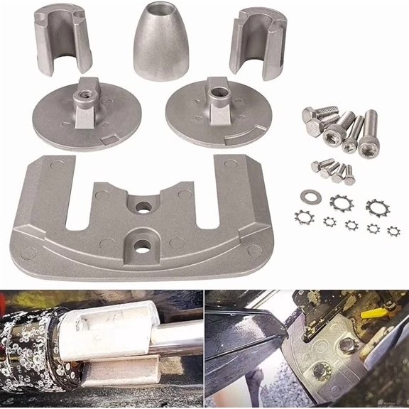 Anode Kit for Mercruiser Bravo 3 III 2004-Present Salt Brackish Fresh Aluminum