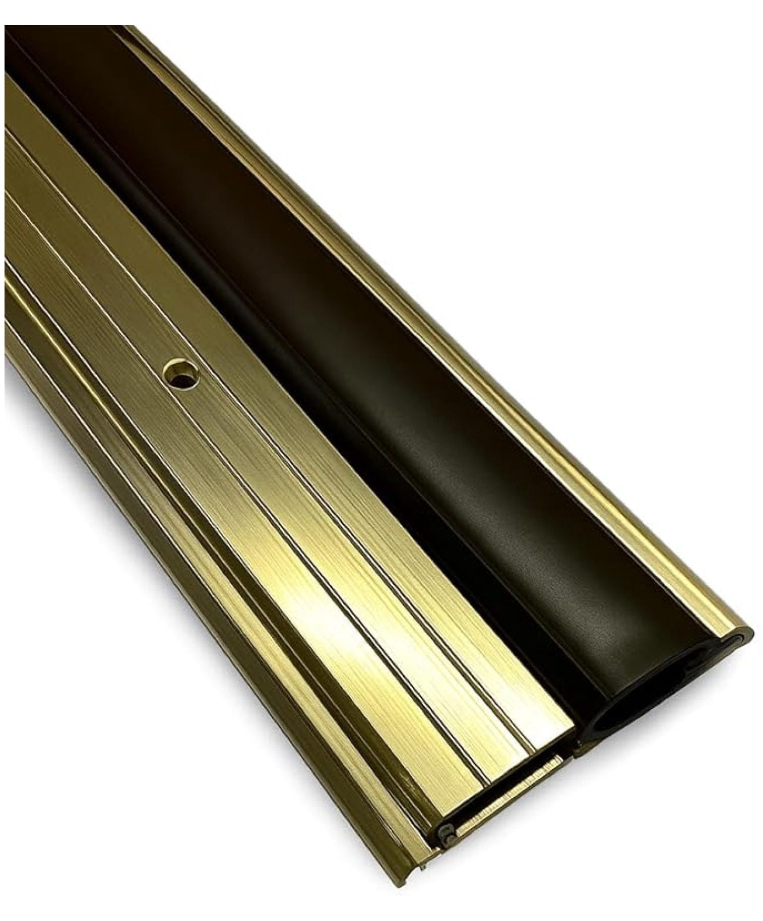 Deluxe Low Bumper Threshold – 5/8″ X 36″ Aluminum With Vinyl Seal For Out-Swing Doors (Seals Gaps Up To 1/2″)