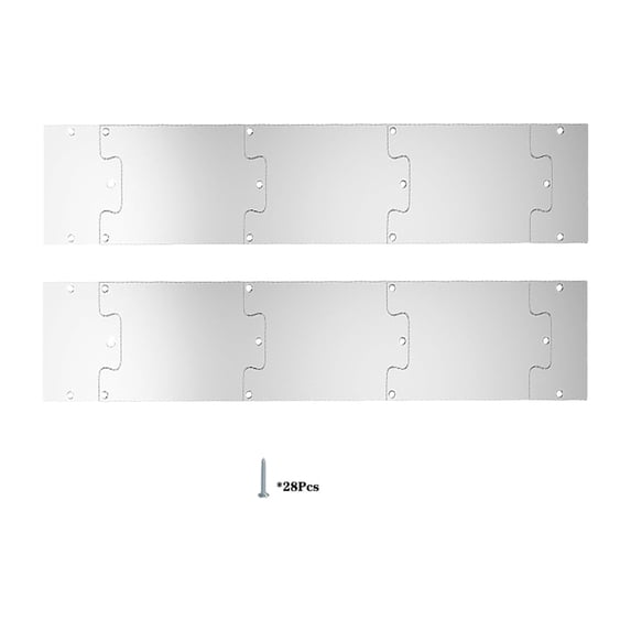 Door Kick Plate Anodized Aluminum Kick Plate Door Plate For Exterior Front Door Or Back Door Silver