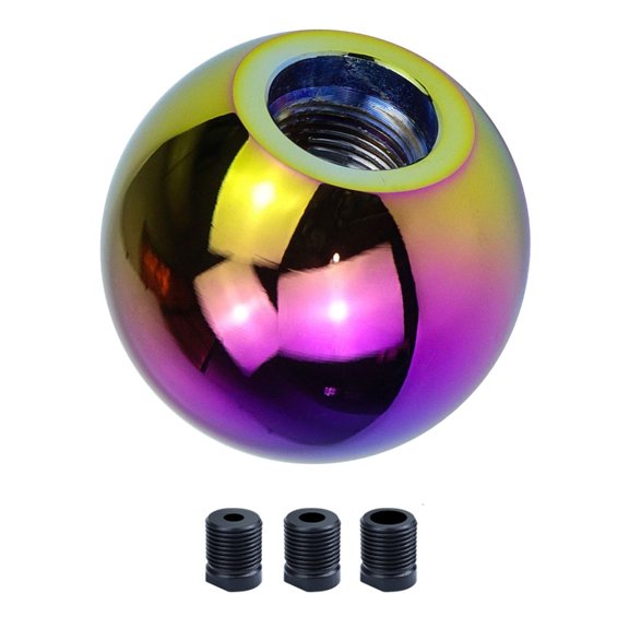 Anodized Aluminum Gear Knob Easy Installation Ergonomic Grip for Cars