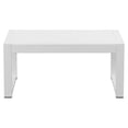 thumbnail image 1 of Anodized Aluminum Outdoor Table, White, 1 of 2