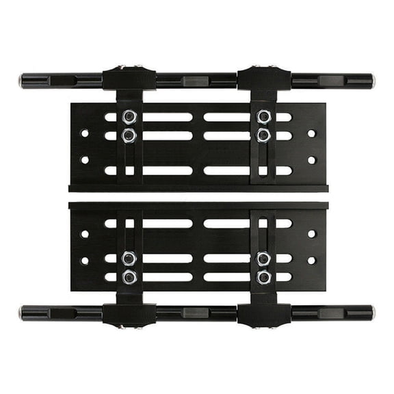 Anodized Aluminum Side Pedal Set for Axial SCX10 ii 90046 - Secure Fixed Position, Adjustable Width