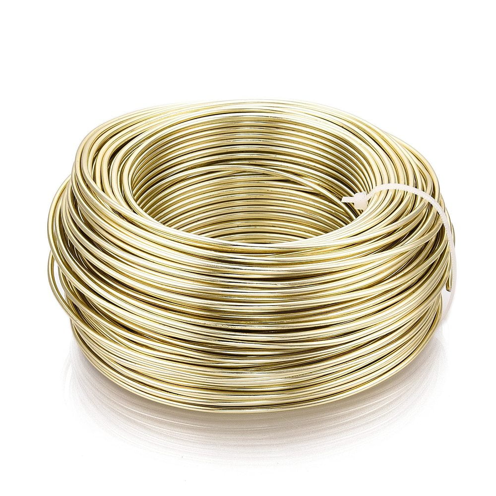 Kelly Green Anodized Aluminum Craft Wire – 12 Gauge, 39 Feet, For Jewelry, Wire Wrapping & DIY Art