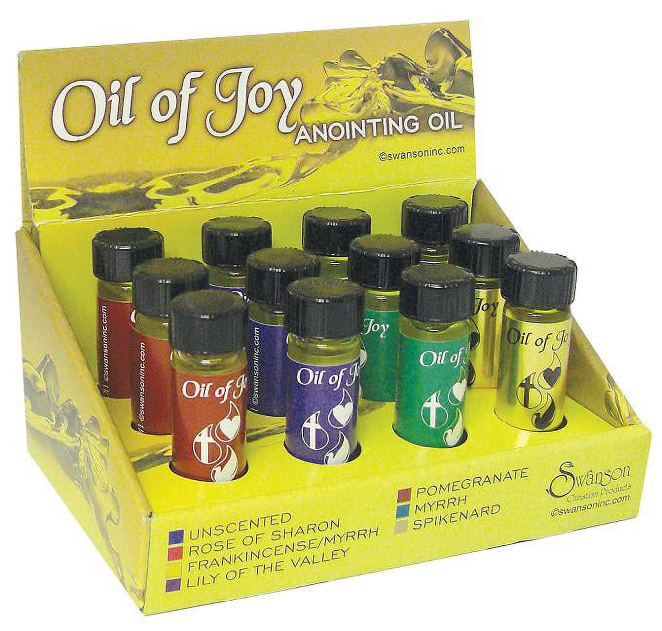 SWANSON CHRISTIAN PRODUCTS Anointing Oil 12 Bottle Full Assortment (Other)