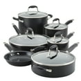 thumbnail image 1 of Anolon 11 Piece Nonstick Hard Anodized Aluminum Cookware Set, Cast Stainless Steel with Silicone, 1 of 7