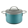 thumbnail image 1 of Anolon Achieve Hard Anodized Nonstick Saucepot with Lid, 4-Quart, Teal, 1 of 13