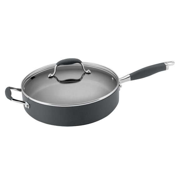 Anolon Advanced 5Qt Nonstick Saute Pan with Helper Handle and Lid, Graphite