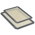 thumbnail image 1 of Anolon Advanced Bakeware 2 Piece Silicone Nonstick Baking Mat Set, Clear with Gray Border, 1 of 4
