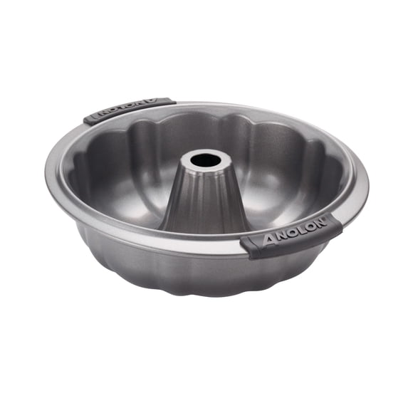 Anolon Advanced Bakeware Nonstick Fluted Mold Pan, 9.5-Inch, Gray