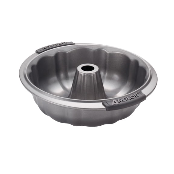 Anolon Advanced Bakeware Nonstick Fluted Mold Pan, 9.5-Inch, Gray