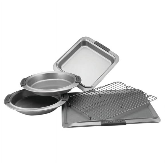Anolon Advanced Bakeware Nonstick Square Cake Pan, 9-Inch x 9-Inch, Gray