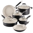 thumbnail image 1 of Anolon Advanced Ceramic Nonstick Cookware Pots and Pans Set, 10 Piece, Black, 1 of 15