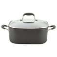thumbnail image 1 of Anolon Advanced Hard-Anodized Non-stick Square Dutch Oven with Lid, 7-Quart Graphite, 1 of 5