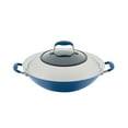 thumbnail image 1 of Anolon Advanced Home 14 InchHard-Anodized Nonstick Wok with Side Handles and Lid, Moonstone, 1 of 10