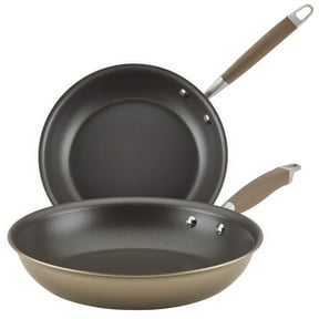 Anolon Advanced Home 2 Piece Hard-Anodized Nonstick Frying Pan Set, Bronze