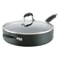 thumbnail image 1 of Anolon Advanced Home 5 quart Hard-Anodized Nonstick Saute Pan with Helper Handle and Lid, Onyx, 1 of 11