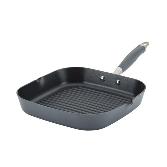 Anolon Advanced Home Hard-Anodized 11 Nonstick Deep Square Grill Pan