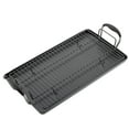 thumbnail image 1 of Anolon Advanced Home Hard-Anodized Non-Stick Double Burner Griddle, 10-Inch x 18-Inch, Onyx, 1 of 9