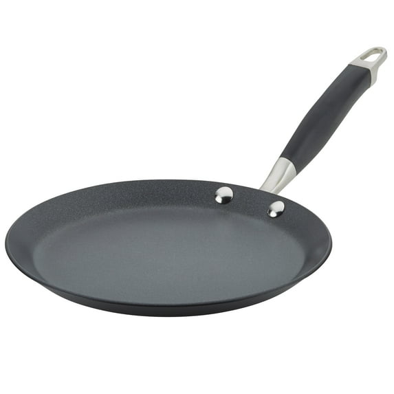Anolon Advanced Home Nonstick 9.5-Inch Hard-Anodized Aluminum Crepe Pan in Onyx