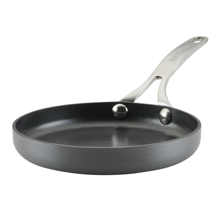 Anolon Hard-Anodized Nonstick 6.25 Mini Skillet Frying Pan, Dark Gray