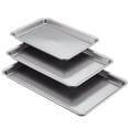 thumbnail image 1 of Anolon Nonstick Bakeware 3 Piece Cookie Pan Set, Graphite, 1 of 4