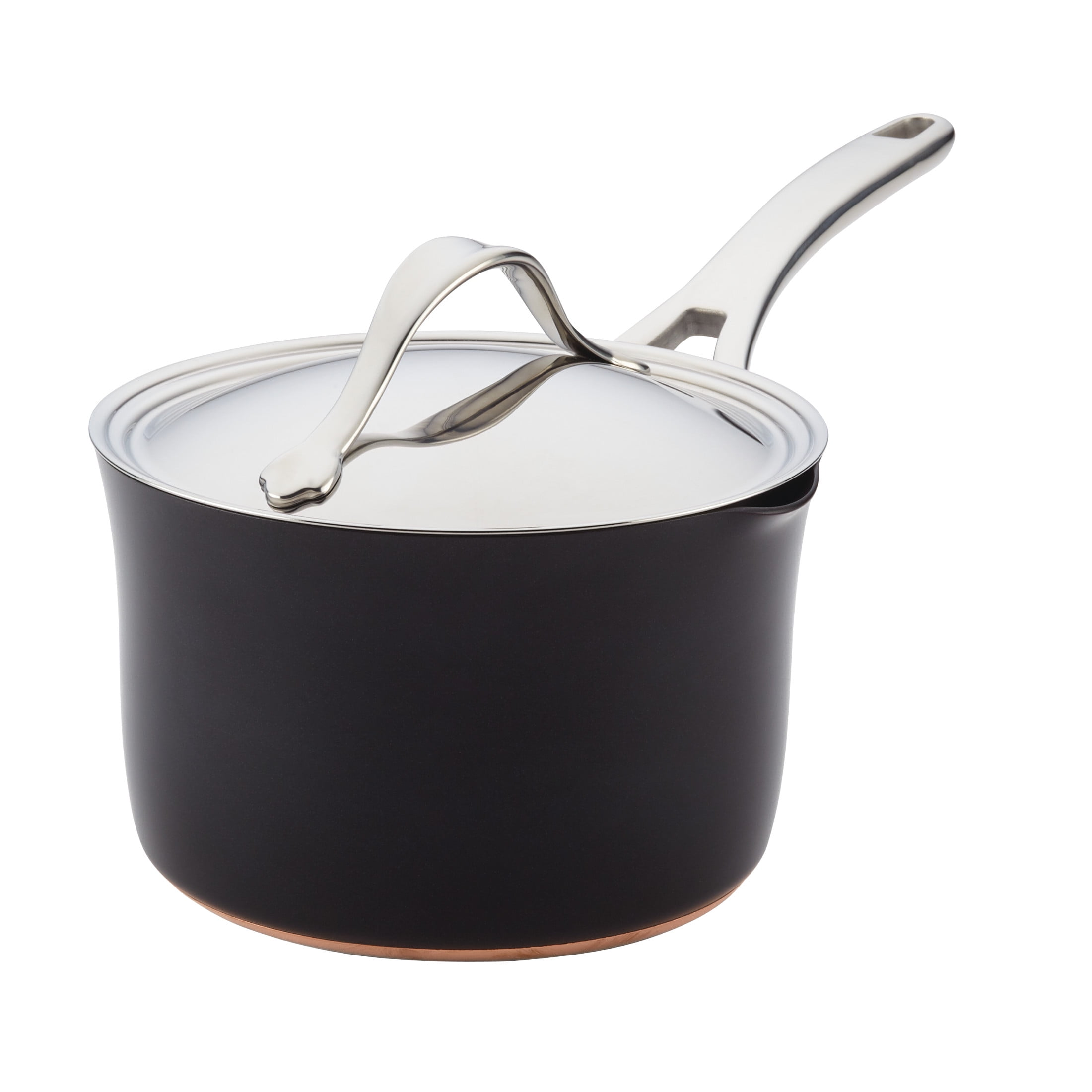 Onyx Aluminum Nonstick Saucier with Pour Spout