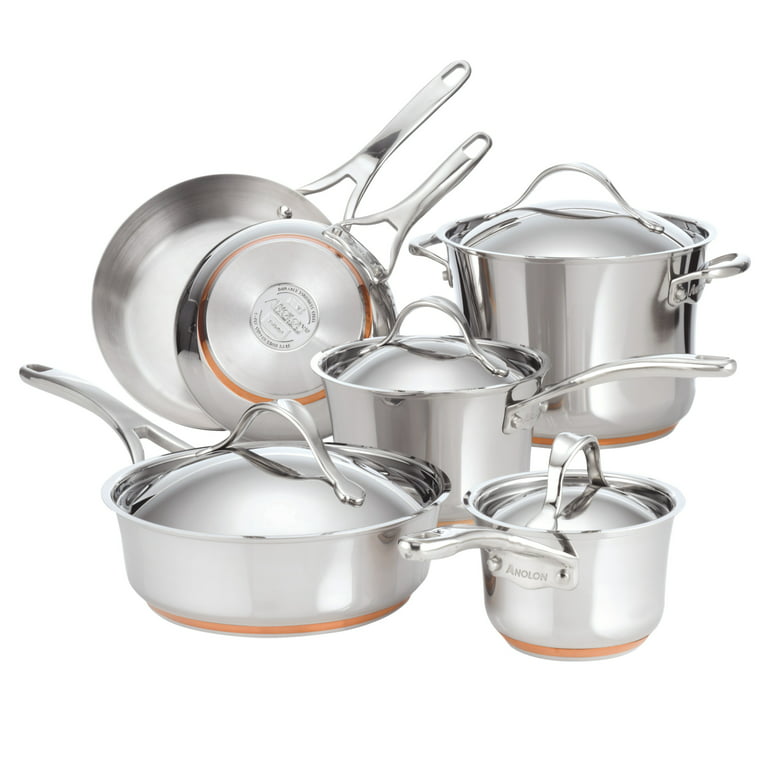 10-Piece Cookware Set10-Piece in 2023  Cookware set stainless steel,  Cookware set, Stainless steel cookware