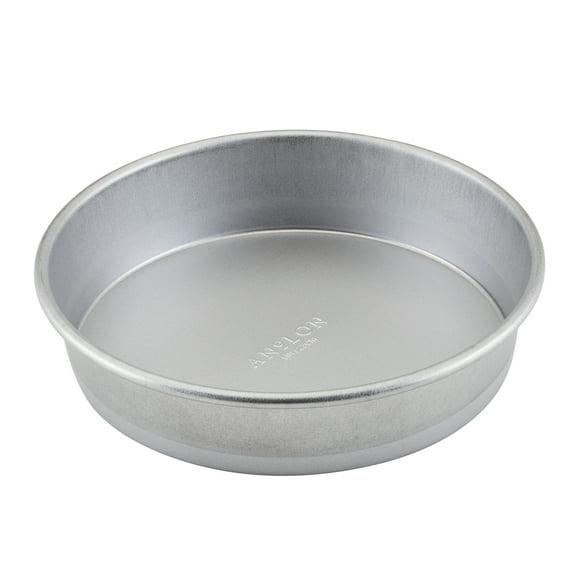 Anolon Pro-Bake Bakeware Aluminized Steel Round Cake Pan, 9-Inch, Silver