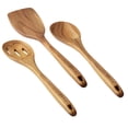 thumbnail image 1 of Anolon Teak Wood Tools 13-Inch Tool Set, 3-Piece, 1 of 6