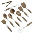 thumbnail image 1 of Anolon Tools and Gadgets 10 Piece SureGrip Nonstick Kitchen Utensil Set, Bronze, 1 of 4