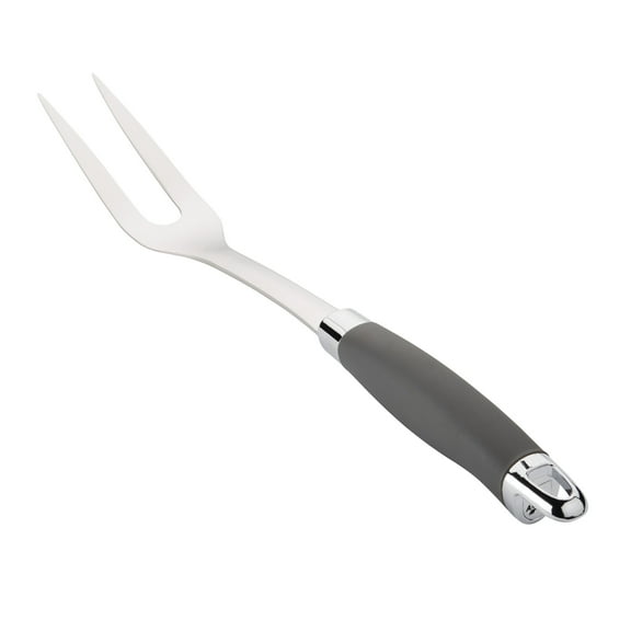 Anolon Tools and Gadgets SureGrip Stainless Steel Meat Fork, 13.25-Inch, Graphite