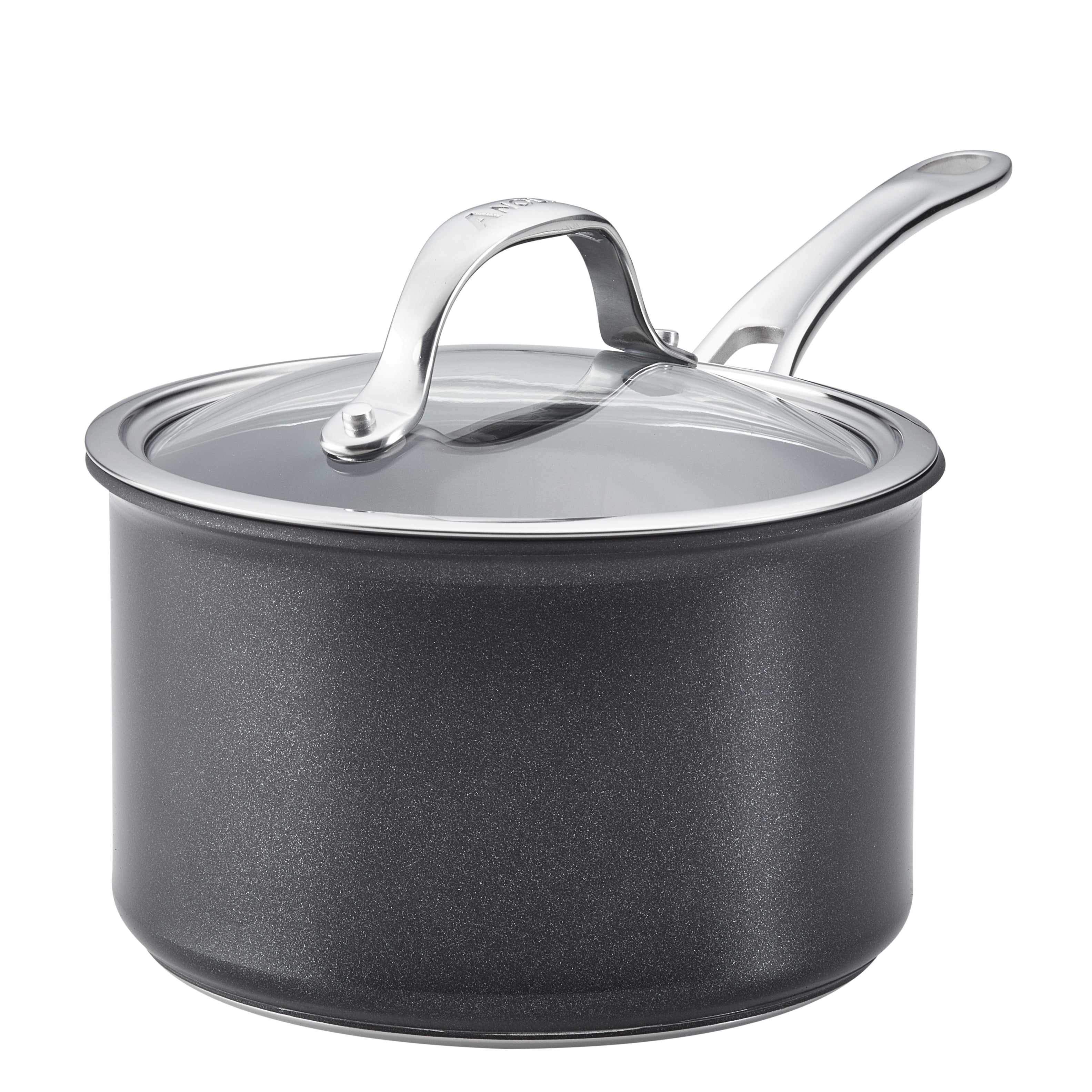 未使用品アノロンAnolon 2QT カバー付きソースパン 未使用品アノロンAnolon 2QT カバー付きソースパン Anolon